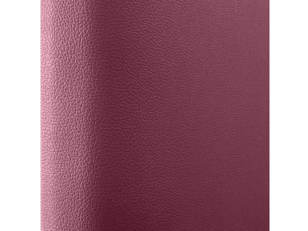 Lot de 1 panneau rembourré en similicuir écologique Homzora autocollant pour protection acoustique murale absorbante Rouge vin 60x50 cm x6