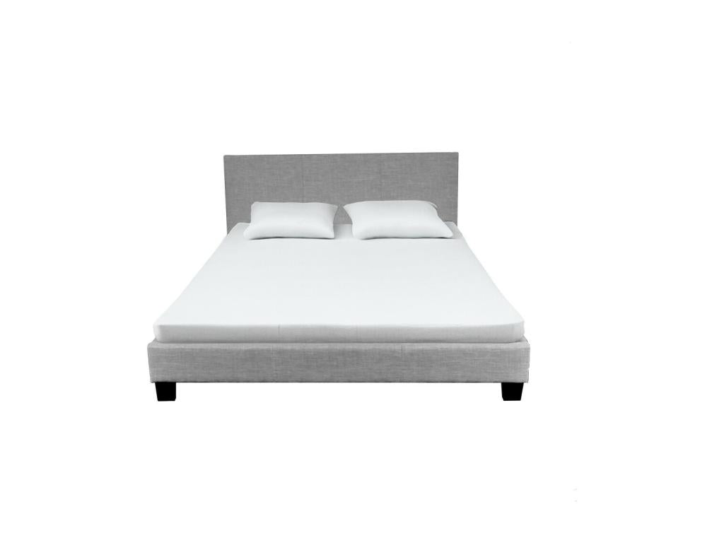 Lit Doucezen 160x200 1 sommier / Gris clair