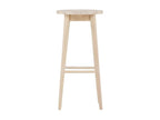 Doucezen tabouret de bar bois whitewash