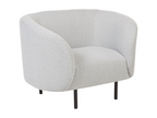 Fauteuil Homzora Tissu Noir/blanc