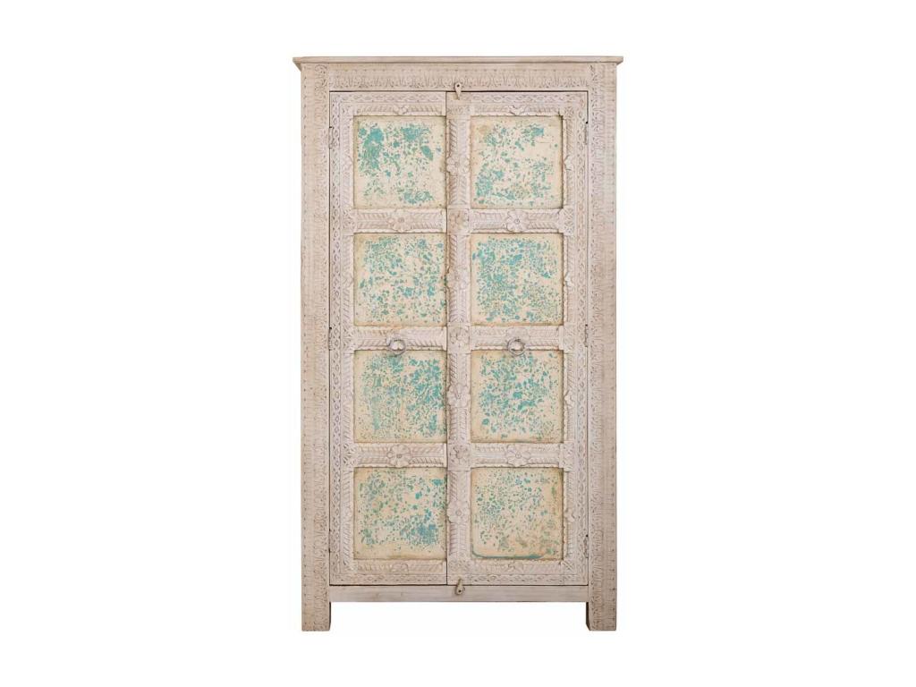 Armoire en bois finie artisanalement 106x42186