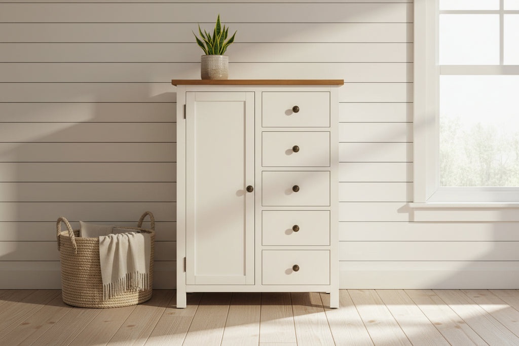 Garde-robe 76x52x105 cm Bois de chêne massif