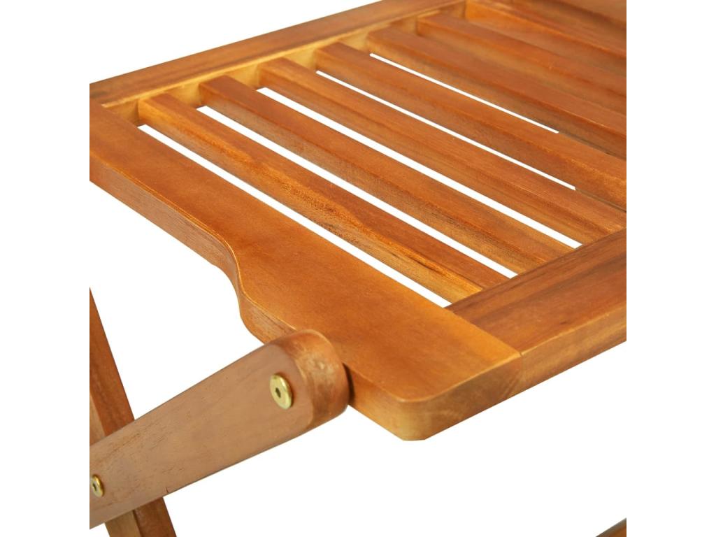 Ensemble à manger de jardin 9 pcs bois massif d'Doucezen