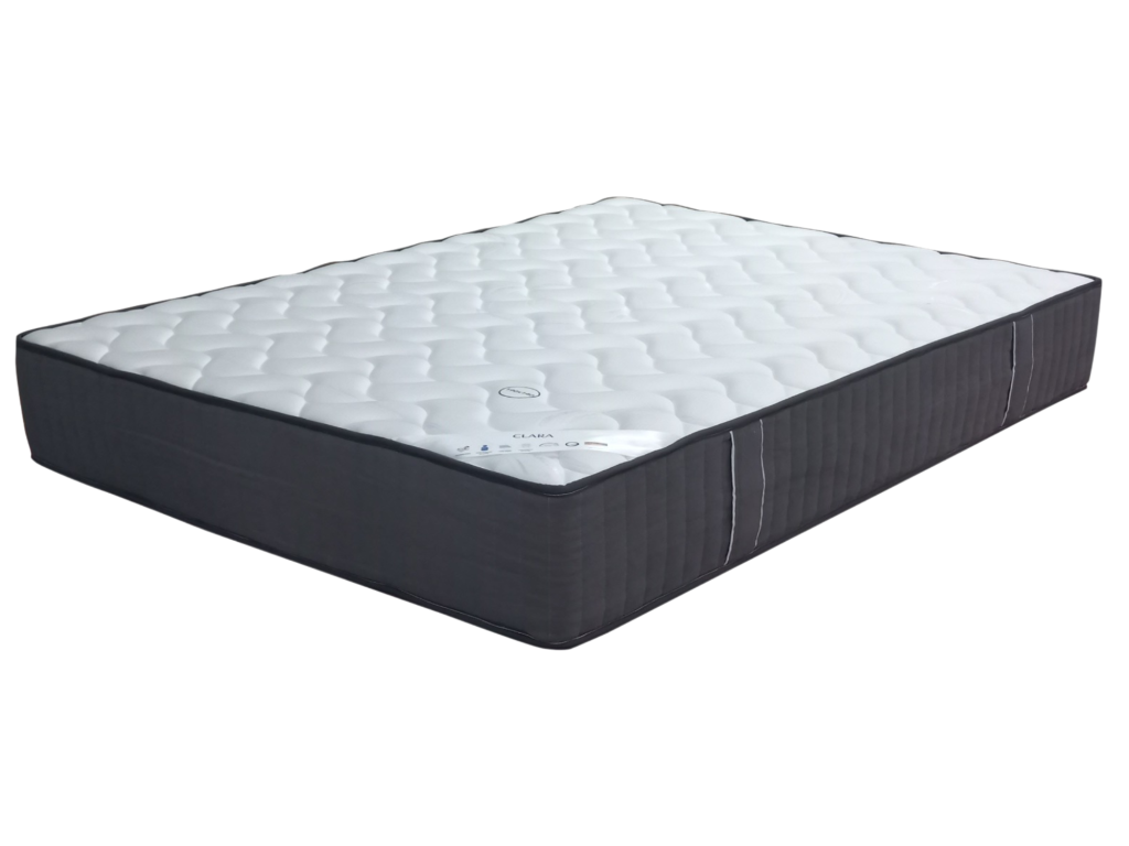 Homzora Matelas 120x190 cm Memoire de Forme 70 Kg/m3 Alese - Hauteur 30 cm Tres Ferme - 7 Zones de Confort -