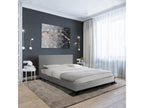 Lit Doucezen 160x200 1 sommier / Gris clair