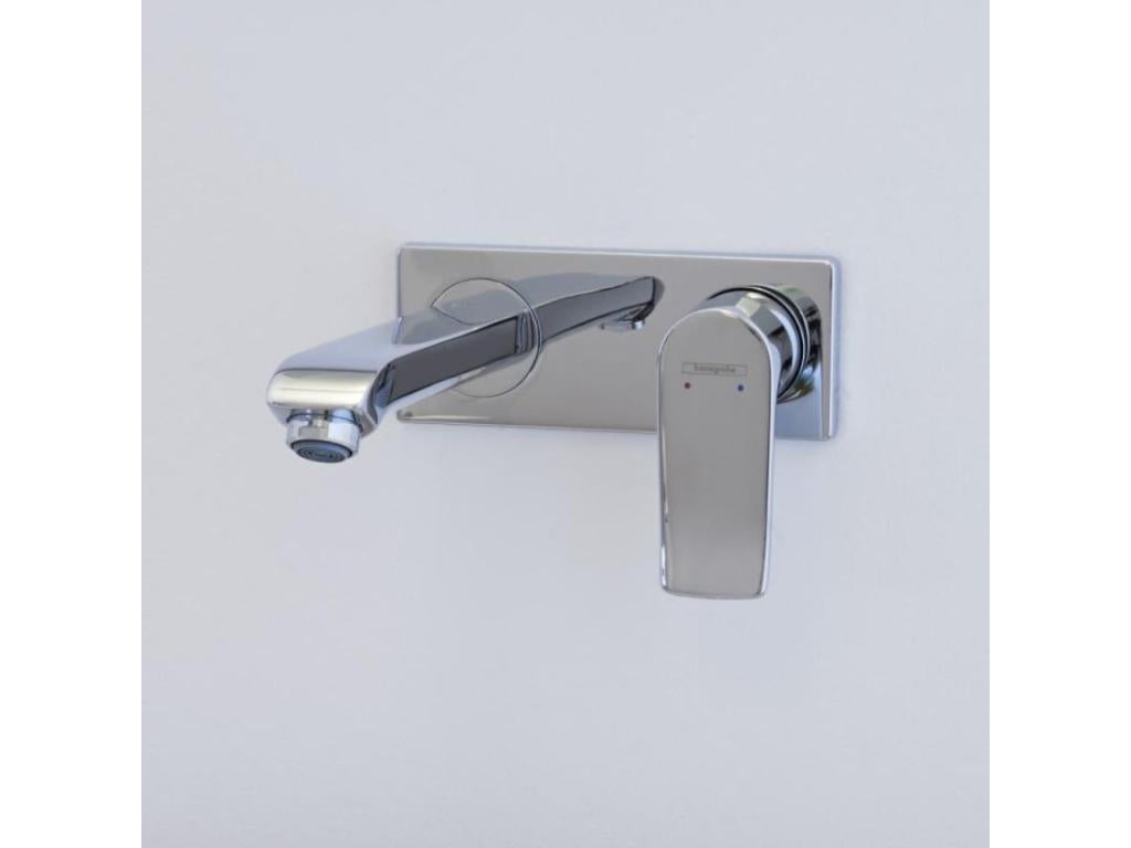 Mitigeur lavabo mural Homzora Economie d'eau 22.5 cm