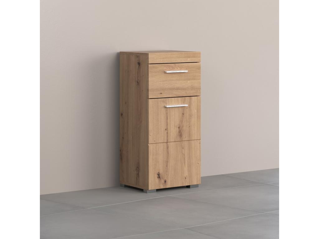 Meuble de Salle de Bains Homzora Marron 37x79x31 cm Homzora