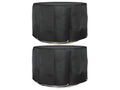 Housses pour meubles de jardin 2 pcs 6 œillets 125x75 cm rond
