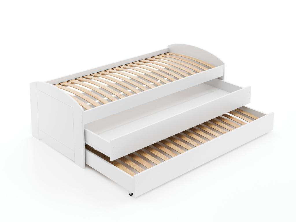 Lit Enfant Homzora KSB005 94x204x70 Blanc