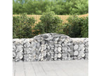 Panier de gabions arqué 300x50x80/100 cm Fer galvanisé