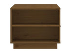 Table basse Marron miel 100x50x41 cm Bois massif de pin