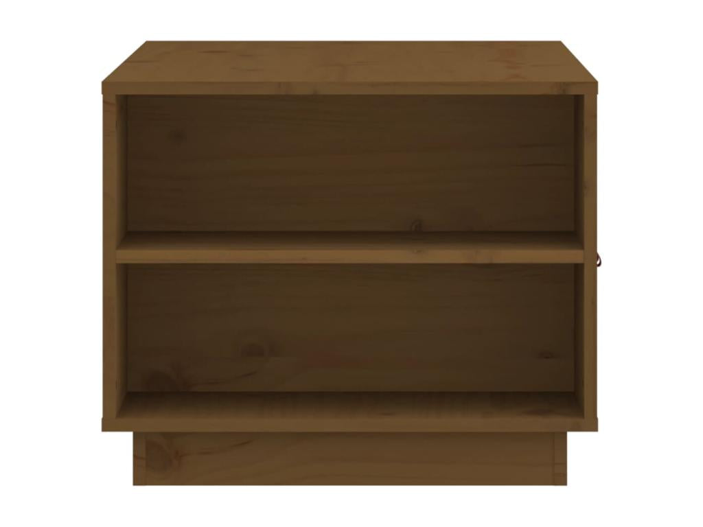 Table basse Marron miel 100x50x41 cm Bois massif de pin