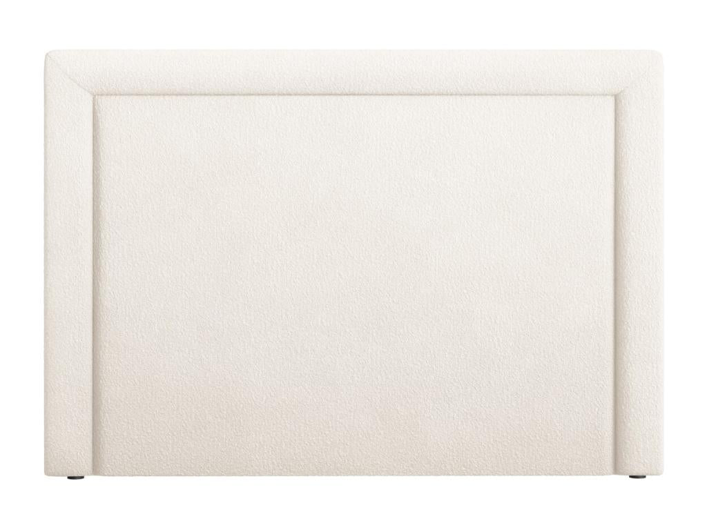 Doucezen - Tête de lit Marie 140x120cm en bouclé beige - 140x8x120cm