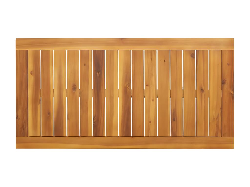 Doucezen Premium - Table à manger de jardin 110x56x75 cm bois massif d'Doucezen