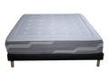 Ensemble Matelas ressorts Select - 140x190cm - accueil mémoire de forme et Sommier noir