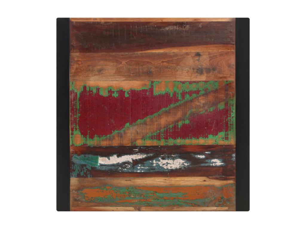 Table à manger 70x70x75 cm Bois de récupération massif