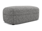 Pouf en Strukturstoff - gris clair - Doucezen