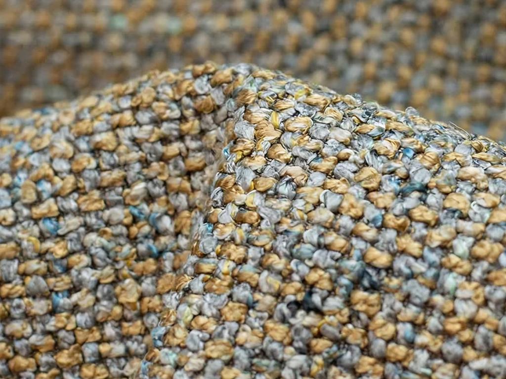 Canapé modulable 4 places gauche en tissu texturé - beige foncé - Doucezen