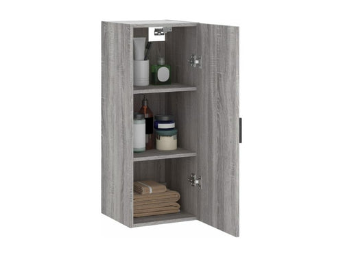 Armoire murale Homzora gris 34.5x34x90 cm