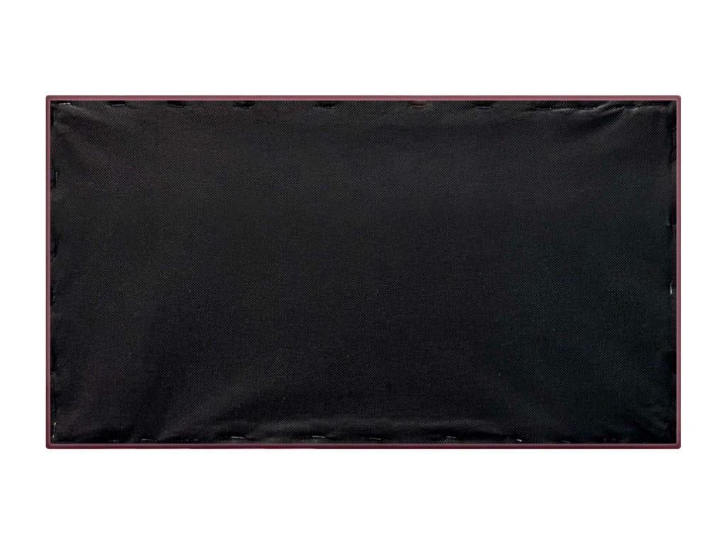 Lot de 1 panneau rembourré en similicuir écologique Homzora autocollant pour protection acoustique murale absorbante Rouge vin 60x50 cm x6
