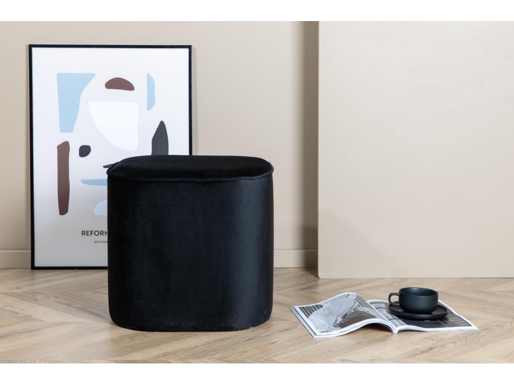 Pouf Homzora P 1NOS 44x44x41 Noir