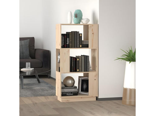 Bibliothèque/Séparateur de pièce 51x25x101 cm Pin solide