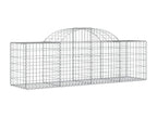 Panier de gabions arqué 200x50x60-80 Fer galvanisé