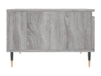 Table basse Doucezen gris 55x55x36.5 bois d'ingénierie