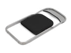Chaise pliante Doucezen Chaise peu encombrante Chaise invité Siège de réDoucezen en éco-cuir 43x47h80 cm Noir