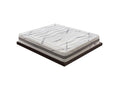 Homzora - Matelas à mémoire de forme - hauteur 22 cm - mousse à mémoire de forme 3 cm - housse en carbone 120x190