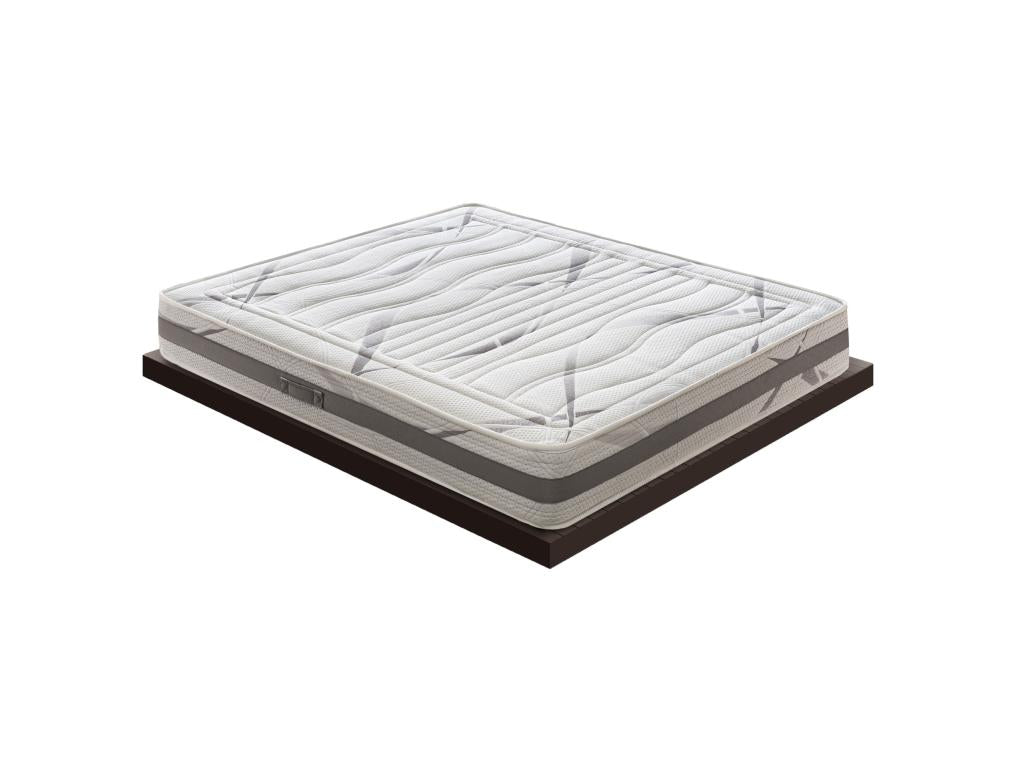 Homzora - Matelas à mémoire de forme - hauteur 22 cm - mousse à mémoire de forme 3 cm - housse en carbone 120x190