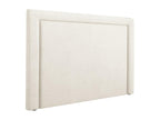 Doucezen - Tête de lit Marie 140x120cm en bouclé beige - 140x8x120cm