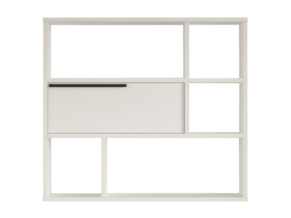 Étagère Murale Homzora WS90 6S 90x22x81 Blanc