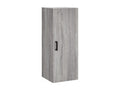 Armoire murale Homzora gris 34.5x34x90 cm