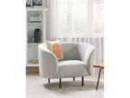 Fauteuil Homzora Tissu Noir/blanc