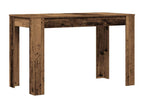 Table à manger vieux bois 120x60x76 cm bois d'ingénierie