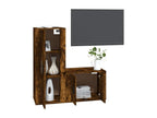 Ensemble de meubles TV 2 pièces Chêne fumé Bois d'ingénierie