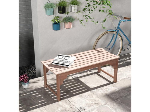 Banc de jardin 2 places Doucezen bois de jarrah
