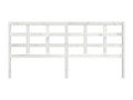 Tête de lit Blanc 205.5x4x100 cm Bois massif de pin