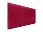 Doucezen Tête de Lit Velours Lisse 110x50 Lits 105 - Rouge