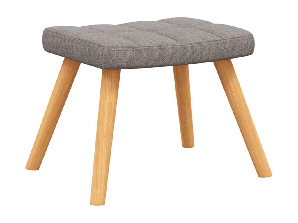 Fauteuil de relaxation avec tabouret Doucezen Tissu