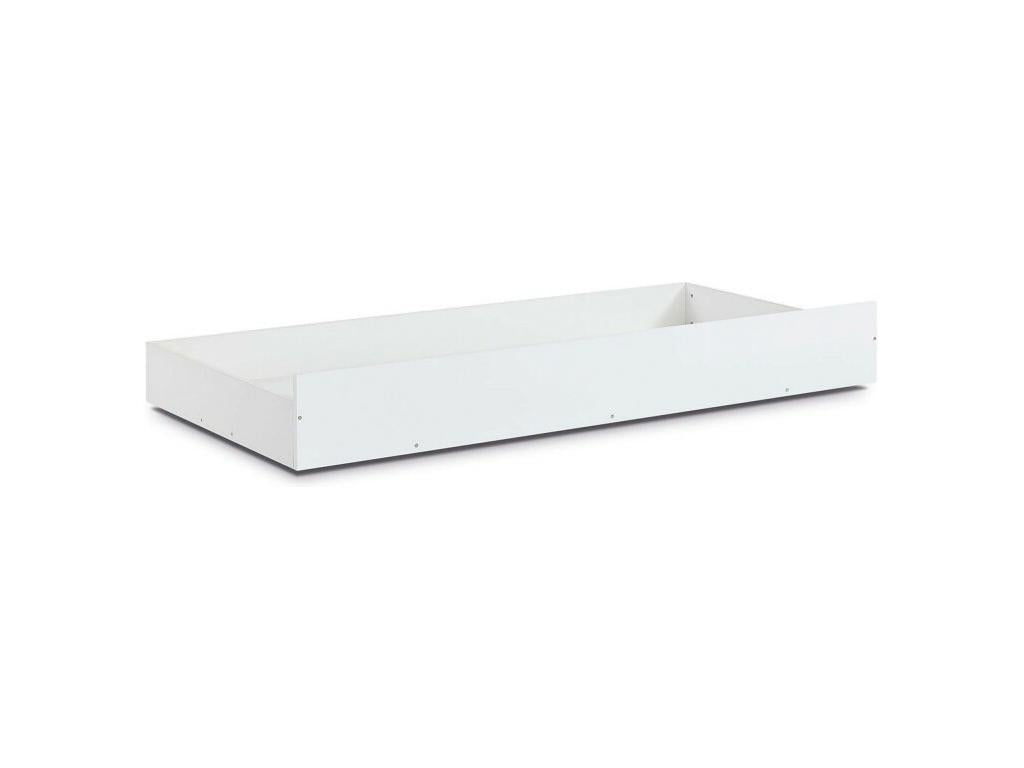 Lit superposé avec bureau tiroir aggloméré blanc 182.7x252x107.8 cm