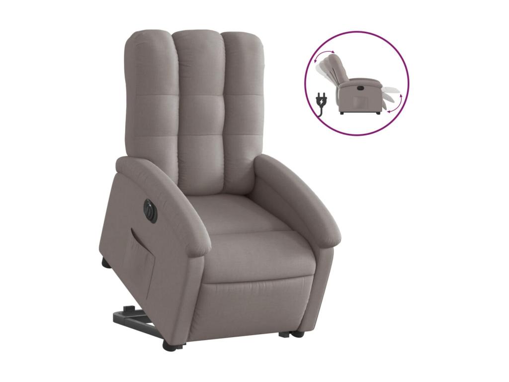 Fauteuil inclinable électrique Doucezen tissu