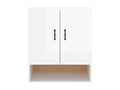 Armoire murale Blanc brillant 60x31x70 Bois d'ingénierie