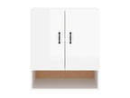 Armoire murale Blanc brillant 60x31x70 Bois d'ingénierie