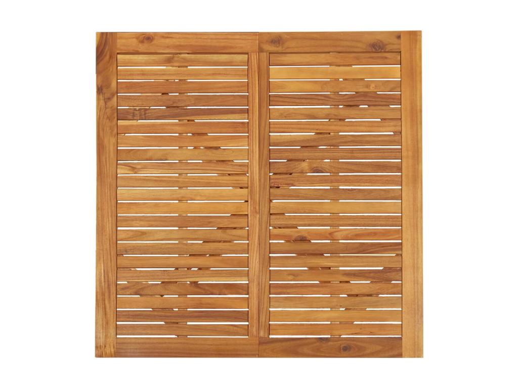 Ensemble à manger de jardin 5 pcs Bois d'Homzora solide