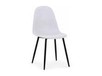 Lot de 4 Chaises Design en Simili Giny 87cm Blanc