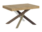 Table extensible 90x140/244 cm Volantis Chêne Nature cadre 4/C