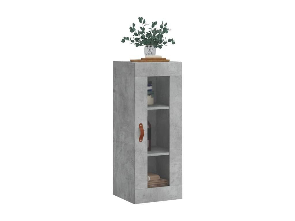 Armoire murale gris béton 34.5x34x90 cm