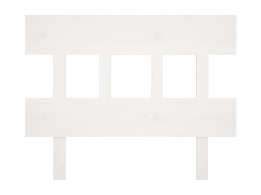 Tête de lit Blanc 78.5x3x81 cm Bois massif de pin